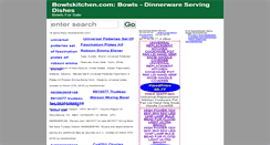 Desktop Screenshot of bowlskitchen.com